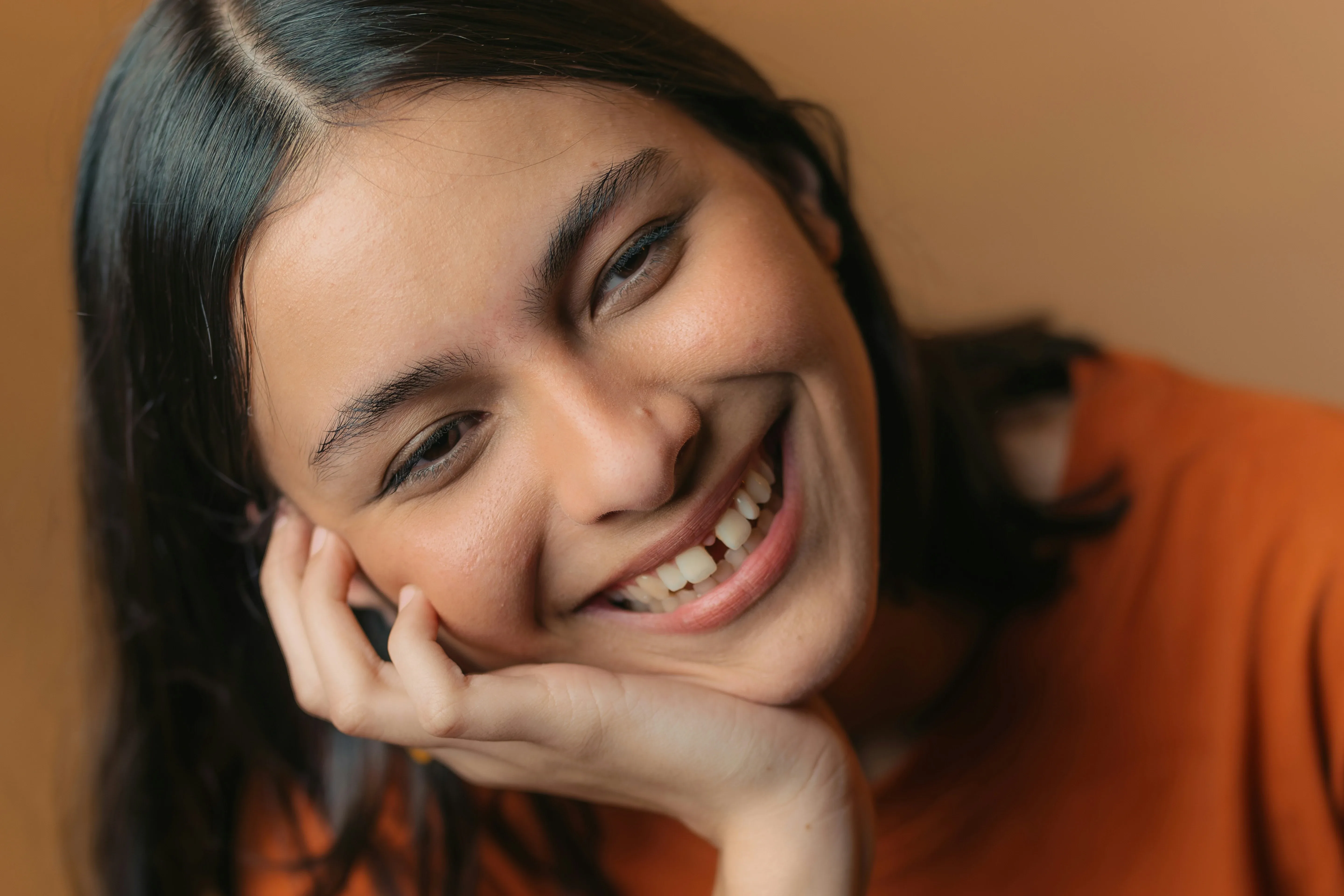Woman with Tooth Gap Smiling